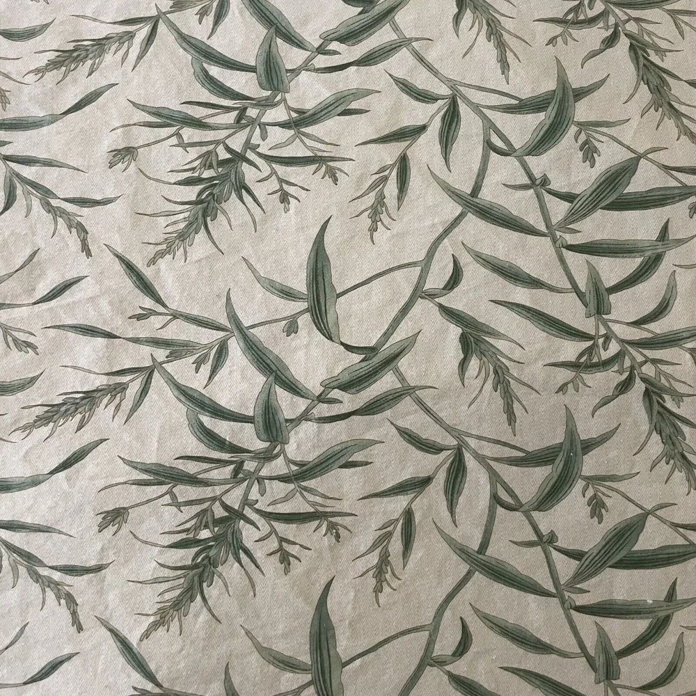 Ralph Lauren Desert Plains Perennial cream green Queen Duvet Italy Vintage - Picture 2 of 4